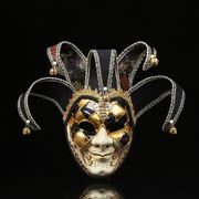 意大利威尼斯小丑面具男万圣节舞会COSPLAY表演面罩个性诡异