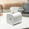 日本进口卷纸筒客厅厨房，创意纸巾盒手，纸盒车载卫生纸盒纸巾卷纸架