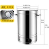 。大锅锅卤熬骨头电汤y大桶w卤肉汤锅，煮肉高汤炉大汤锅桶容量商用