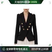 香港直邮Elisabetta Franchi 双排扣西装外套 GI06136E2