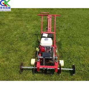 gx160汽油机草坪划线设备草皮移植起草切线机宽幅旋剪草机