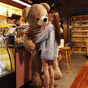 泰迪熊猫公仔女生日礼物，特大号超大抱抱熊，毛绒玩具玩偶布娃娃大熊
