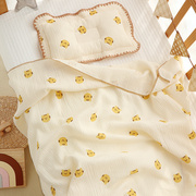 日韩婴儿毯子双层纱布宝宝，被子盖毯包被儿童新生儿被子盖毯