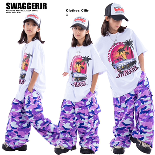 SWAGGERJR街舞演出服爵士舞嘻哈jazz舞蹈服练功服hiphop酷帅套装