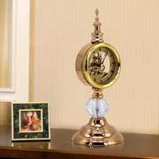 欧式落地钟欧式钟表座钟客厅北欧家居摆设水晶座钟样板房摆件装饰