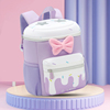 幼儿园女孩书包3-5岁粉色紫可爱卡通樱桃宝宝女童双肩背包