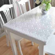 急速不透明塑料桌布软玻璃不粘油可裁剪软板方桌子(方桌子)软胶桌面防