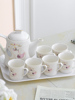 陶瓷茶杯套装家用杯具客厅北欧式茶具茶壶杯子，水杯整套杯简约水具