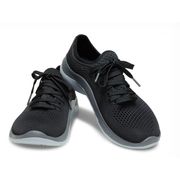 crocs卡洛驰男鞋，板鞋休闲鞋系带小黑鞋，透气耐磨206715