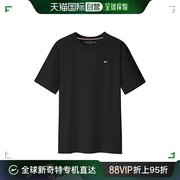 韩国直邮tommyhilfiger衬衫thcore弹力短袖，t恤商标黑色