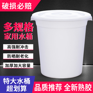 塑料桶特大加厚水桶家用储水用带，盖大号耐用型小酵素桶发酵桶大桶