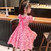 女童夏装连衣裙2023儿童小女孩公主裙子仙女风夏季洋气背带裙