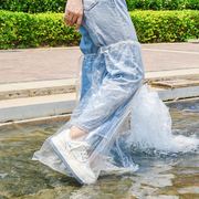 一次性雨鞋鞋套下雨天防水防滑透明塑料，室外加厚耐磨防雨神器脚套