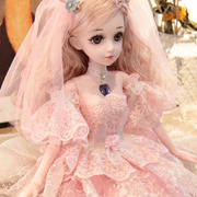 60厘米洋娃娃玩具女孩公主2023换装套装大号生日芭礼盒仿真比