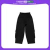香港直邮LOEWE 女士黑色羊毛工装裤 S540Y04X90-1100罗意威