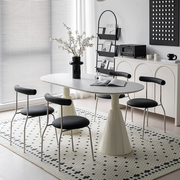 Nordic Sense北欧轻奢现代简约岩板餐桌家用网红圣杯小户型餐桌椅