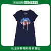 香港直邮潮奢chaser女童patriot嘴唇图案棉质针织短袖衬衫式连
