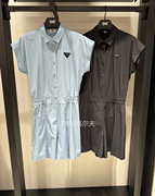 24夏季薄款pxg高尔夫，服装女士翻领短袖，连体短裤休闲运动韩国