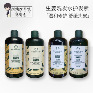 英国美体小铺the body shop生姜洗发水防掉发控油去屑无硅油400ML