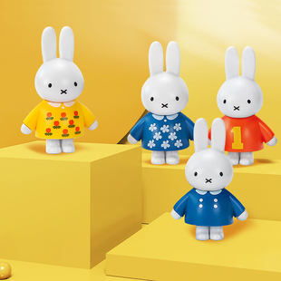 荷兰miffy米菲兔创意小兔子，摆件可爱卡通饰品，玩具潮玩公仔礼物女
