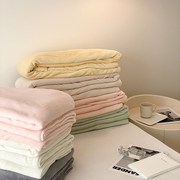 a类单品床罩单件牛奶绒宝宝，绒床笠学生宿舍加厚保暖床单三件套