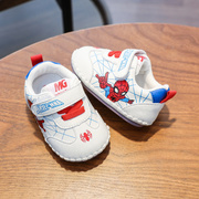 春秋男宝宝学步鞋6-12个月软底小童鞋子婴儿休闲不掉鞋纯手工
