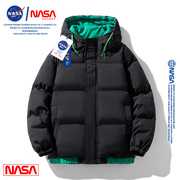 NASA奥特莱斯潮牌加厚羽绒棉服外套男学生宽松时尚保暖棉袄冬装