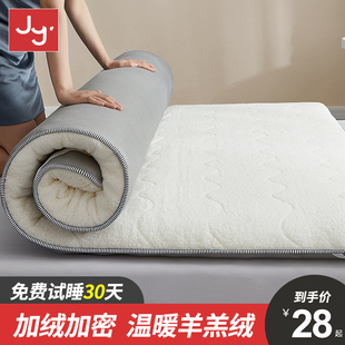 加厚羊羔绒床垫软垫家用床褥子保暖冬季学生宿舍单人租房专用垫被