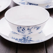 隆达骨瓷陶瓷餐具饭碗面碗汤碗中式青花创意简约中国风雅韵雅韵6