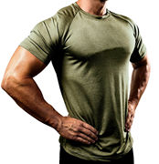 健身衣男速干透气运动跑步训练高弹力紧身短袖T恤肌肉训练教练服