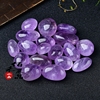 天然紫水晶原石摆件薰衣草浅紫色矿石鱼缸花盆造景W石孩子玩耍石