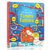 尤斯伯恩Usborne纸板翻翻书 英文原版绘本Lift the Flap Times Tables Book 乘法运算翻翻书 儿童数学学习早教书科普科学知识