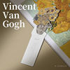  梵高Van Gogh向日葵经典世界名画周边艺术书签金属镀银质造旧复古优雅文艺文创中商文创