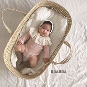 ins婴儿编织提篮睡篮新生儿，手提篮车载便携宝宝摇篮床拍照草编篮