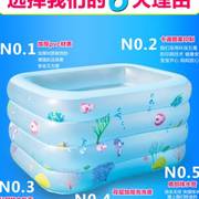 新生儿婴儿充气游泳池宝宝游泳桶儿童洗澡海洋球池家用可折叠澡桶