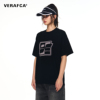 VFC/VERAF CA 潮牌短袖t恤男23夏季美式复古撞色印花宽松上衣