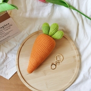 手工编织成品毛线钩针，超大胡萝卜可爱水果蔬菜diy材料，包创意(包创意)礼物