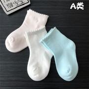 婴儿袜子新生儿男女宝宝纯棉，棉袜春秋冬季0-1-3-12岁儿童袜3双装
