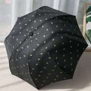 鸟笼伞拱形雨伞公主伞蘑菇伞，防晒防紫外线，黑胶遮阳折叠女太阳伞夏