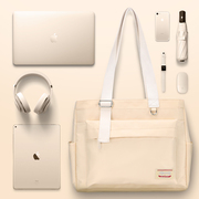 凯纳都笔记本手提电脑包14寸女简约ins单肩包适用苹果MacBook Pro13联想小新air华为15.6惠普16寸大容量通勤