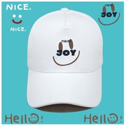 夏季港风潮牌创意情侣装笑脸，字母男女定制鸭舌帽子遮阳棒球帽