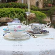 英式田园风下午茶骨瓷茶杯红茶杯创意可爱家用装饰咖啡杯碟