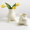贝汉美ins陶瓷小花瓶，摆件客厅餐桌郁金香，仿真花干花插花家居装饰