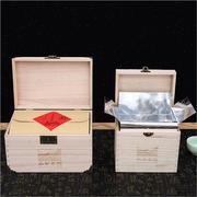 木质茶叶盒普洱木盒散茶白茶，木箱红茶茶叶包装盒，空盒通用礼盒定制