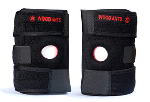 woodants专业登山护膝，4根弹簧双防滑条透气保暖爬山护具护膝