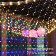 渔网灯led节日彩灯，串草坪亮化灯，花园装饰灯圣诞格子灯串
