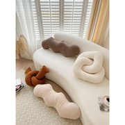 北欧ins泰迪绒异形，抱枕家用客厅沙发靠垫，含芯床头靠背