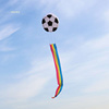  软体风筝 软体足球风筝 多种颜色 好飞 8米长