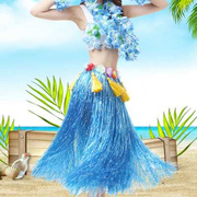 夏威夷草裙舞裙子成人海草舞蹈服装演出道具年会舞台表演加厚套装