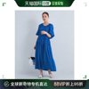 日本直邮greenlabelrelaxing短尺码女士褶皱，连身裙3626104317